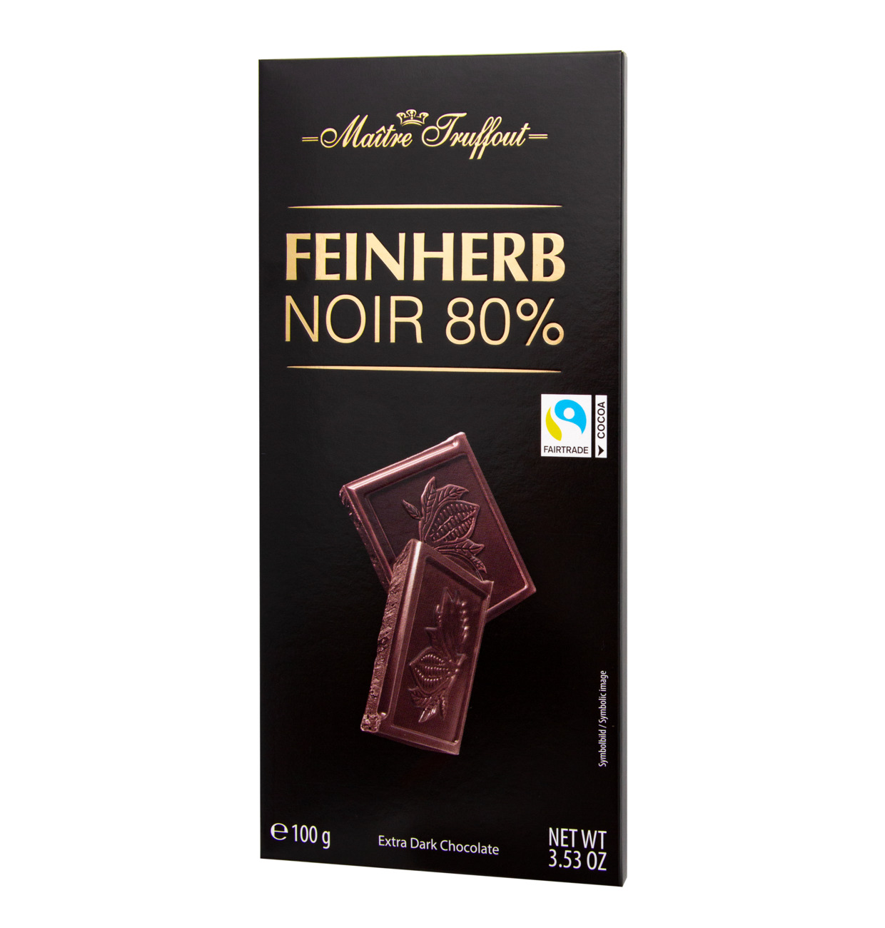 Maitre Truffout Extra hořká čokoláda 80% 100g