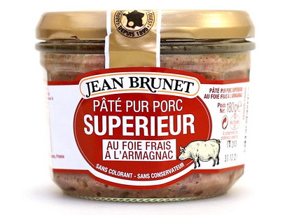 Jean Brunet Paštika z vepřových jater s armagnakem 180g