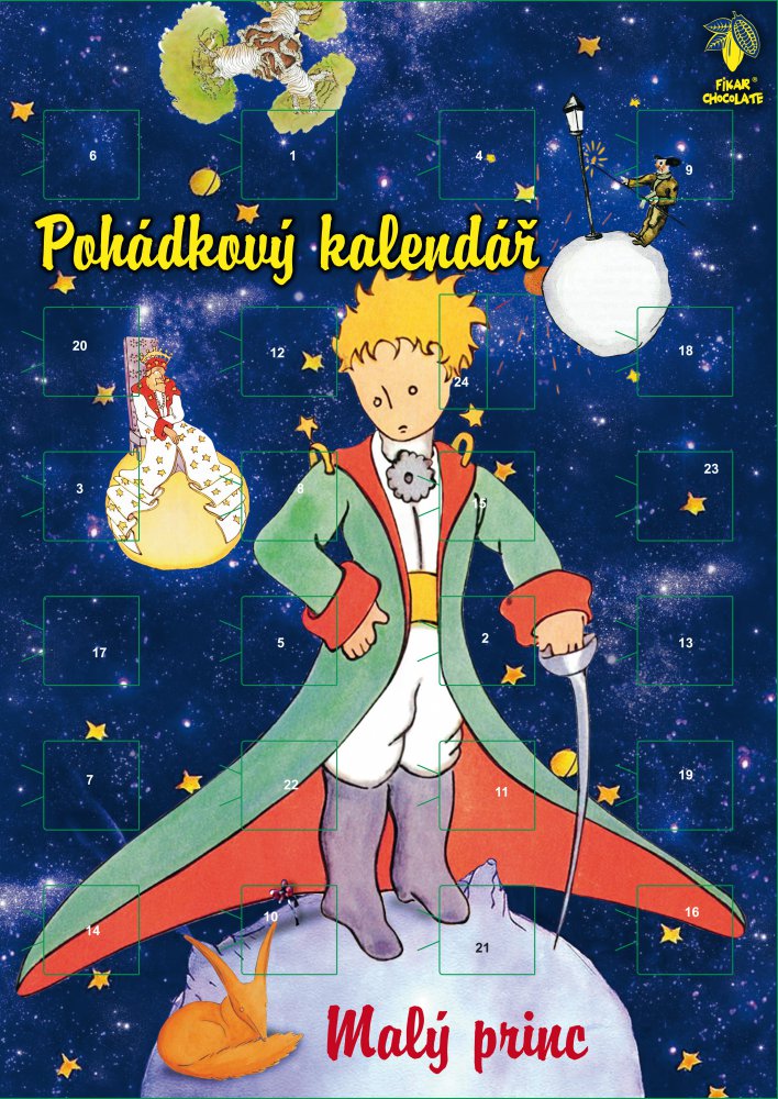 Pohádkový kalendář Malý princ 50g