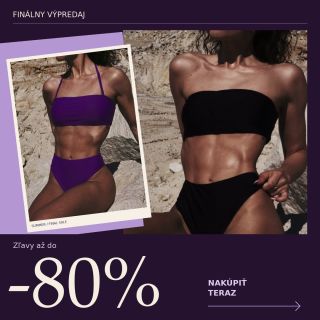 Posledné kusy. Posledné veľkosti. Finálne ceny. 🔥 Menštruačné plavky celé – 14,50 € 🔥 Klasické plavky set – 9,90 € 🔥...