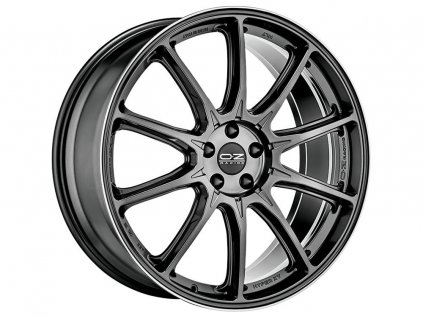 Alu kola OZ HYPER XT HLT 22x10 5x112 ET30 STAR GRAPHITE DIAMOND LIP