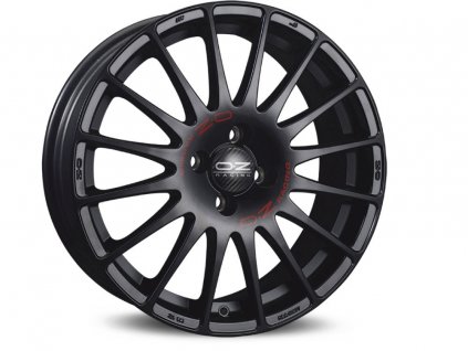 Alu kola OZ SUPERTURISMO GT 17x7 4x100 ET35 MATT BLACK RED LETTERING