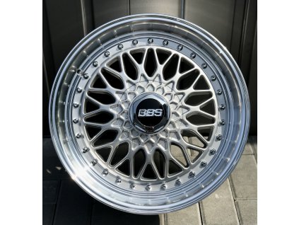 Alu kola replika BBS 17x8.5 4x100/114.3 ET20 Silver Polished