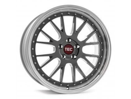 Alu kolaTEC Speedwheels GT EVO 18x8J 5x108 ET45 CB72,5 titan-polished-lip