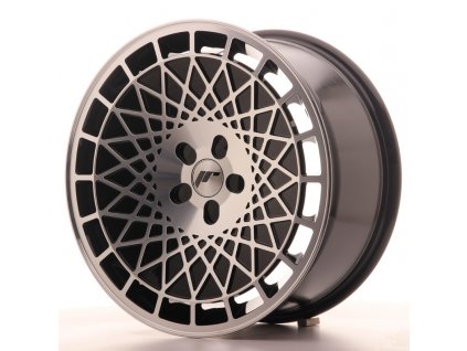 Alu kola Japan Racing JR14 18x8,5 ET25-40 5H BLANK Gloss Black w/Machined Face