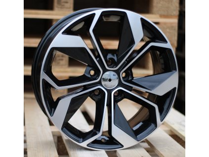 Alu kola design Renault 16x6,5 5x114,3 ET45 66,1 černé