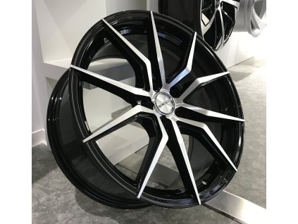 Alu kola Haxer 18x8 5x112 ET40 66,45 černé + leštění