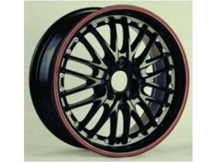 Alu kola replika Japan Racing 15x6.5 8x100/114.3 ET38 73.1 černé