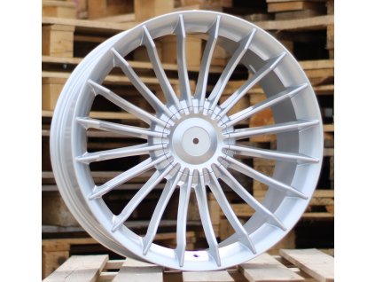 Alu kola replika Alpina 21x8.5 10x112/120 ET25 72.5 stříbrné