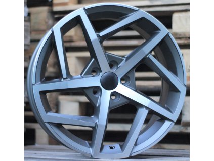 Alu kola design Volkswagen 17x7.5 5x100 ET40 57.1 šedé