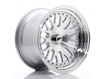 Alu kola Japan Racing JR10 15x9 ET0-20 BLANK Silver Machined Face (PCD 3x112, ET 0)