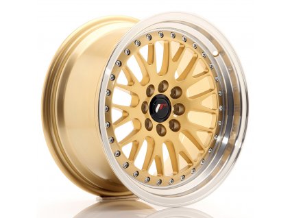 Alu kola Japan Racing JR10 16x8 ET20 4x100/108 Gold w/ Machined Lip (PCD 4x100, ET 20)