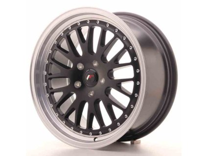 Alu kola Japan Racing JR10 18x8,5 ET40-45 Blank Matt Black w/Machined Lip
