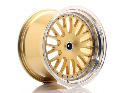 Alu kola Japan Racing JR10 19x11 ET15-30 Blank Gold w/Machined Lip (PCD 3x112, ET 15)