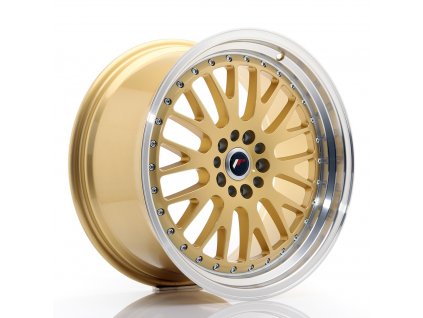 Alu kola Japan Racing JR10 19x9,5 ET35 5x112/114 Gold w/Machined Lip