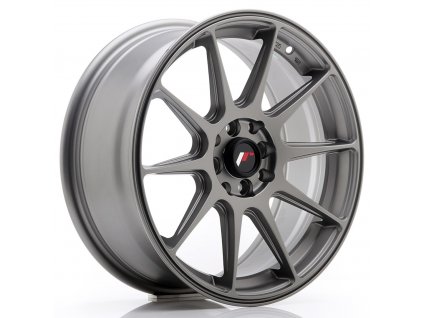 Alu kola Japan Racing JR11 17x7,25 ET25 4x100/108 Matt Gun Metal (PCD 4x100, ET 25, Rozměr 17x7,25)