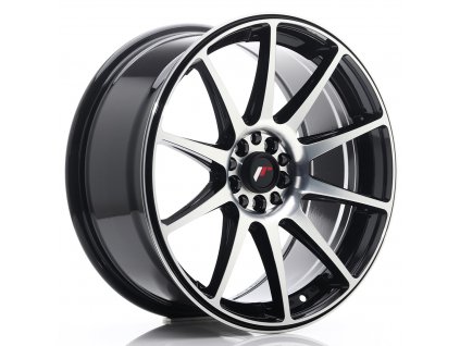 Alu kola Japan Racing JR11 18x8,5 ET30 5x114/120 Black Machined (PCD 5x114.3, ET 30)