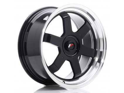 Alu kola Japan Racing JR12 17x8 ET35 BLANK Gloss Black (PCD 3x112, ET 35, Rozměr 17x8)