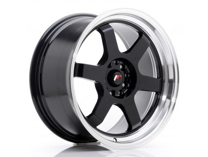 Alu kola Japan Racing JR12 18x9 ET25 5x114/120 Gloss Black (PCD 5x114.3, ET 25)