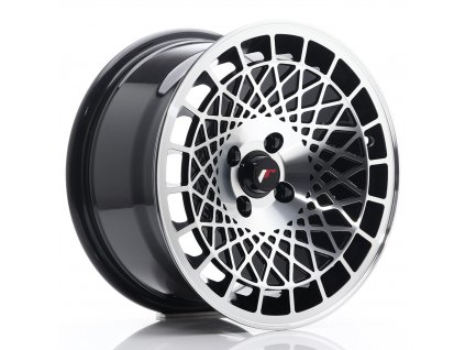 Alu kola Japan Racing JR14 15x8 ET20 4x100 Gloss Black Machined Face