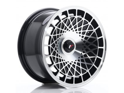 Alu kola Japan Racing JR14 15x8 ET20-25 BLANK Gloss Black Machined Face (PCD 3x112, ET 20)