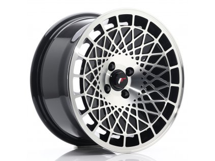 Alu kola Japan Racing JR14 16x8 ET15 4x100 Gloss Black Machined Face (PCD 4x100, ET 15)