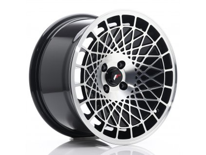 Alu kola Japan Racing JR14 16x9 ET10 4x100 Gloss Black Machined Face (PCD 4x100, ET 10)