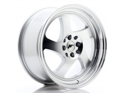 Alu kola Japan Racing JR15 17x8 ET35 4x100/114 Silver Machined Face (PCD 4x100, ET 35, Rozměr 17x8)