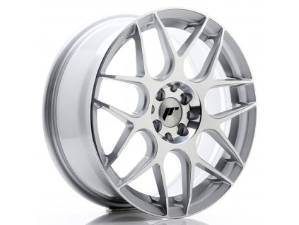 Alu kola Japan Racing JR18 17x7 ET40 5x100/114 Silver Machined Face (PCD 5x100, ET 40, Rozměr 17x7)