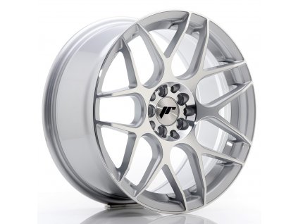 Alu kola Japan Racing JR18 17x8 ET35 4x100/114 Silver Machined (PCD 4x100, ET 35, Rozměr 17x8)