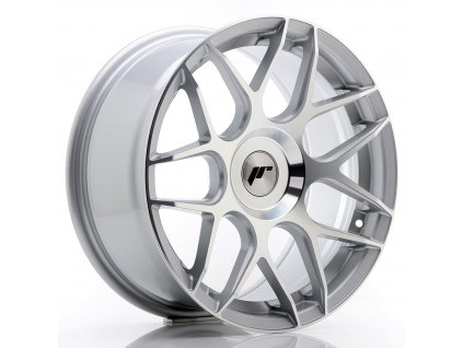 Alu kola Japan Racing JR18 17x8 ET25-35 Blank Machined Silver (PCD 3x112, ET 25, Rozměr 17x8)