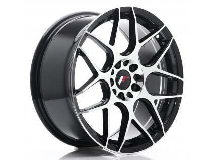 Alu kola Japan Racing JR18 18x8,5 ET40 5x112/114 Black Machined Face (PCD 5x112, ET 40)
