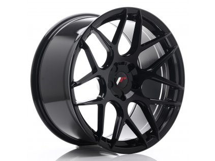 Alu kola Japan Racing JR18 20x10 ET20-45 5H Blank Glossy Black (PCD 5x108, ET 20)