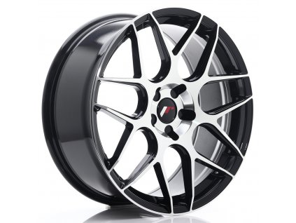 Alu kola Japan Racing JR18 20x8,5 ET20-40 5H Blank Glossy Black (PCD 5x108, ET 20)
