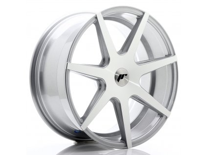 Alu kola Japan Racing JR20 19x8,5 ET20-40 BLANK Silver Machined Face (PCD 3x112, ET 20)
