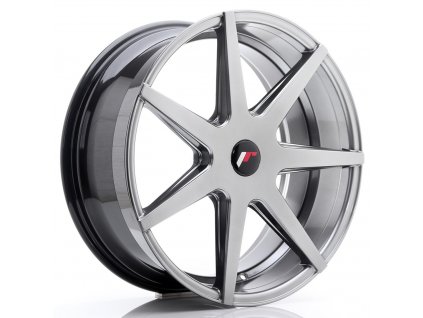 Alu kola Japan Racing JR20 20x8,5 ET20-40 5H BLANK Hyper Black (PCD 5x108, ET 20)