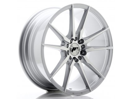 Alu kola Japan Racing JR21 18x8,5 ET40 5x112/114 Silver Machined (PCD 5x112, ET 40)