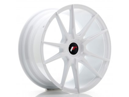 Alu kola Japan Racing JR21 18x8,5 ET20-40 Blank White (PCD 4x100, ET 20)