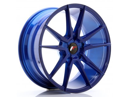 Alu kola Japan Racing JR21 19x8,5 ET20-43 5H BLANK Platinum Blue (PCD 5x100, ET 20)