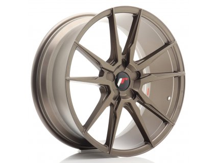 Alu kola Japan Racing JR21 19x8,5 ET35-43 5H BLANK Matt Bronze (PCD 5x100, ET 35)