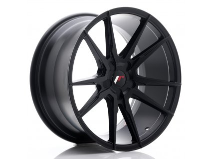 Alu kola Japan Racing JR21 19x9,5 ET35-40 5H BLANK Matt Black (PCD 5x100, ET 35)