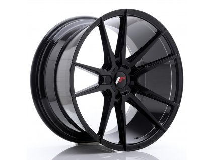 Alu kola Japan Racing JR21 20x11 ET30-50 5H BLANK Gloss Black (PCD 5x108, ET 30)