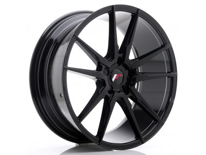 Alu kola Japan Racing JR21 20x8,5 ET40 5H BLANK Glossy Black (PCD 5x108, ET 40)