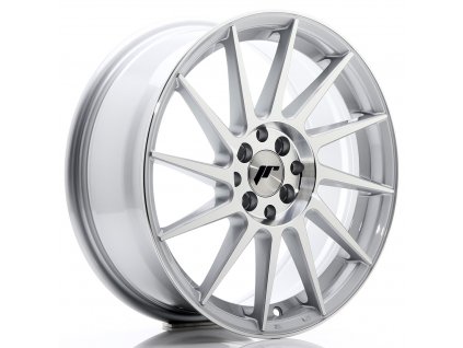 Alu kola Japan Racing JR22 17x7 ET35 5x100/114 Silver Machined Face