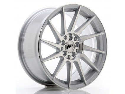 Alu kola Japan Racing JR22 17x8 ET35 4x100/114 Silver Machined Face (PCD 4x100, ET 35, Rozměr 17x8)