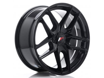 Alu kola Japan Racing JR25 18x8,5 ET20-40 5H BLANK Gloss Black (PCD 5x100, ET 20)
