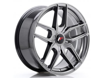 Alu kola Japan Racing JR25 18x8,5 ET20-40 5H BLANK Hyper Black (PCD 5x100, ET 20)