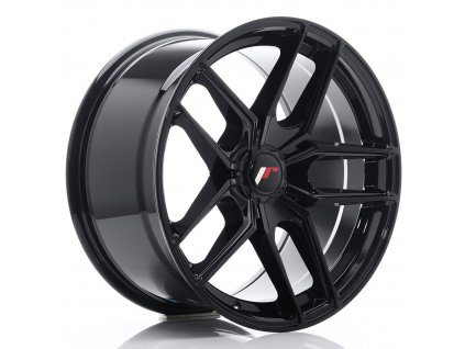 Alu kola Japan Racing JR25 18x9,5 ET20-40 5H BLANK Gloss Black (PCD 5x100, ET 20)