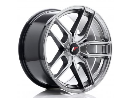 Alu kola Japan Racing JR25 18x9,5 ET20-40 5H BLANK Hyper Black (PCD 5x100, ET 20)