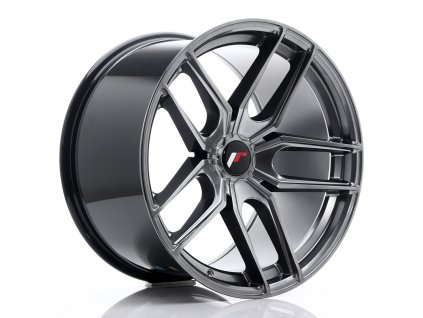 Alu kola Japan Racing JR25 19x11 ET20-40 5H BLANK Hyper Black (PCD 5x100, ET 20)